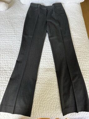 John Varvatos Charcoal Dress Pants - Classic Flat Front